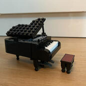 Lego grand piano